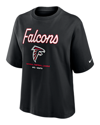 Atlanta Falcons Essential Script Boxy Women's Nike NFL T-Shirt